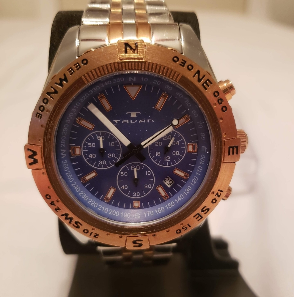 Taven chronograph men's wristwatch